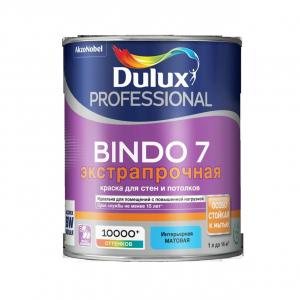 Dulux Professional Bindo 7 краска в/д для стен и потолков матовая  1л фото