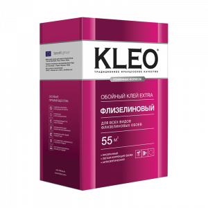 Клей KLEO Экстра 55 для флизелиновых обоев, 380 г (12/16) фото